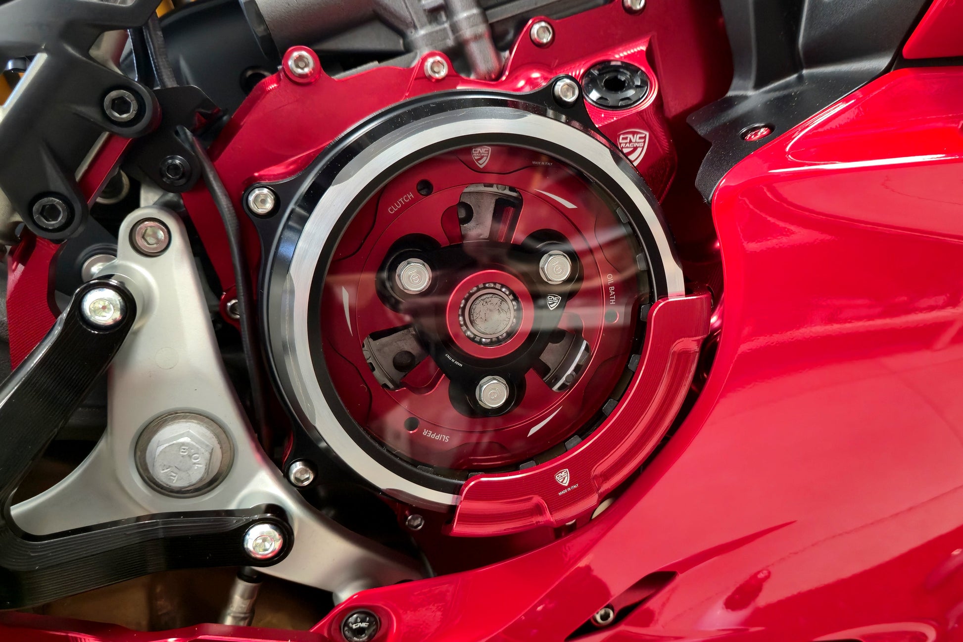 Transparant koppelingsdeksel Ducati Panigale V2S FB63 (2026)