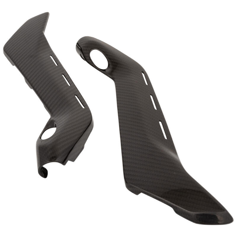 Lightch Carbon Small Panels sous le réservoir (2 pcs.) (Brillant) Ducati Panigale V4 S (2018-2024)