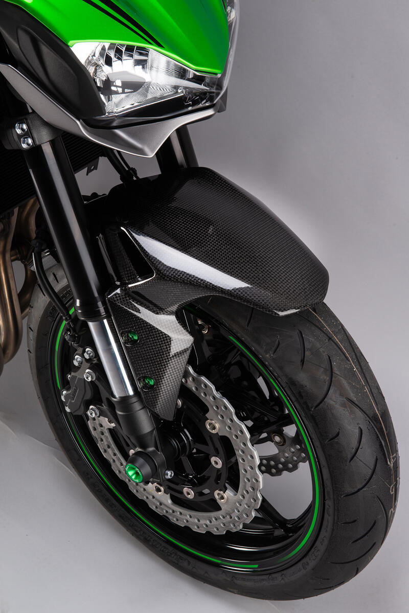 Fender avant en carbone LightEch (glossy) Kawasaki Z900 (2017-2023)