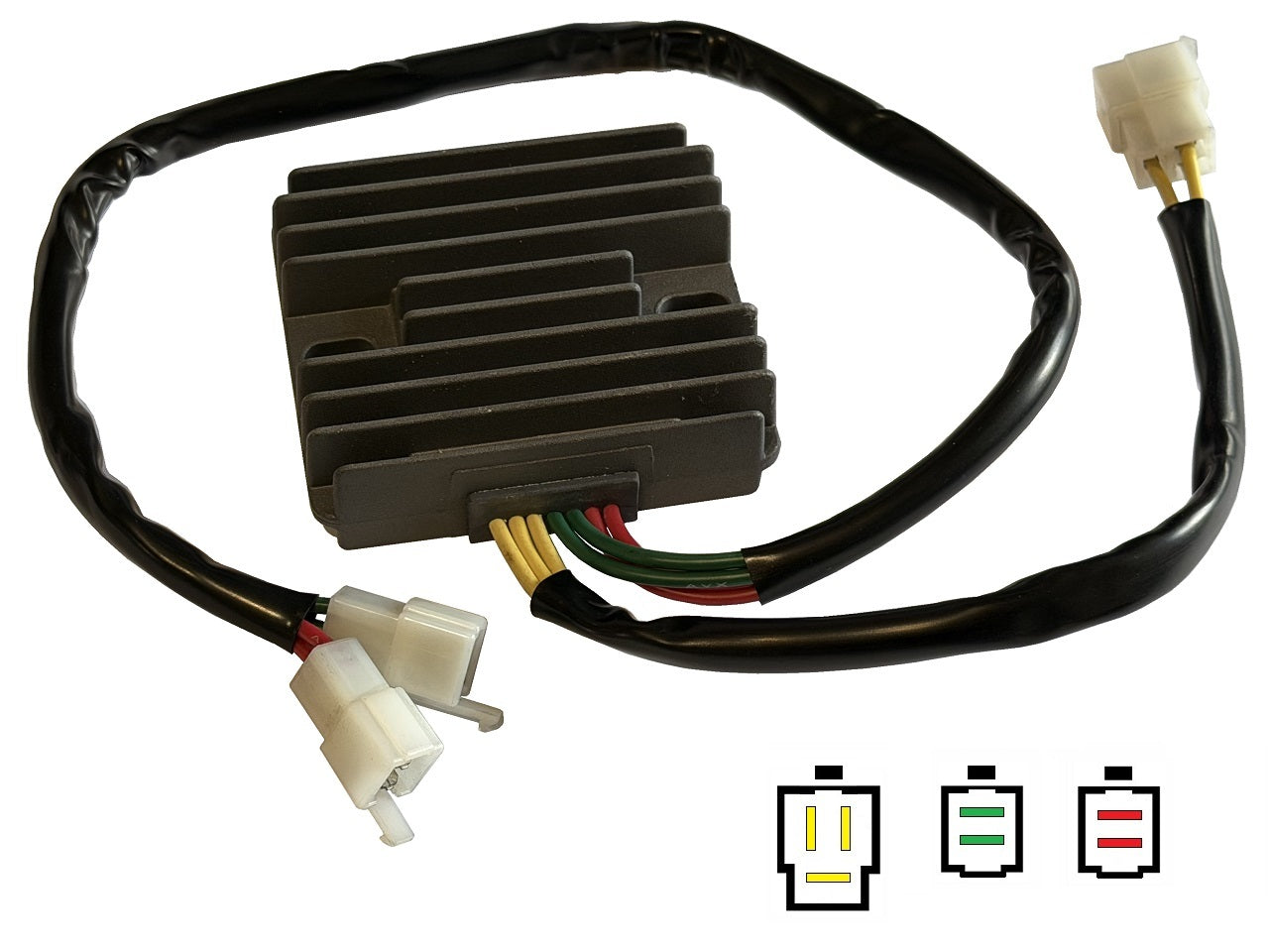 Carmo CARR121LI MOSFET spanningsregelaar voor lithium accu - Honda VT1100C Shadow 1100 (1987-1994)