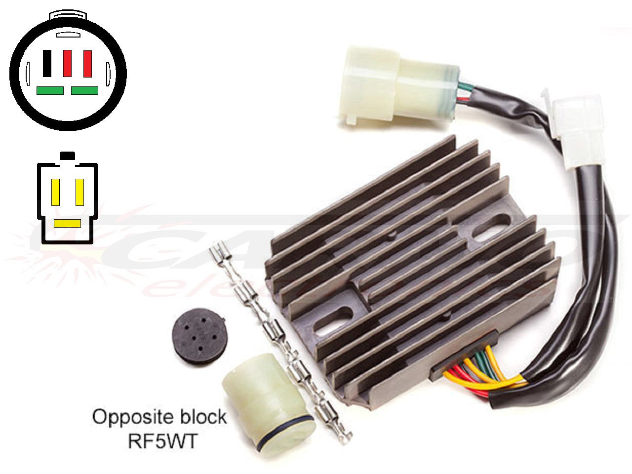 Amélioration du régulateur de tension MOSFET XRV750 Africa Twin RD04 Carmo