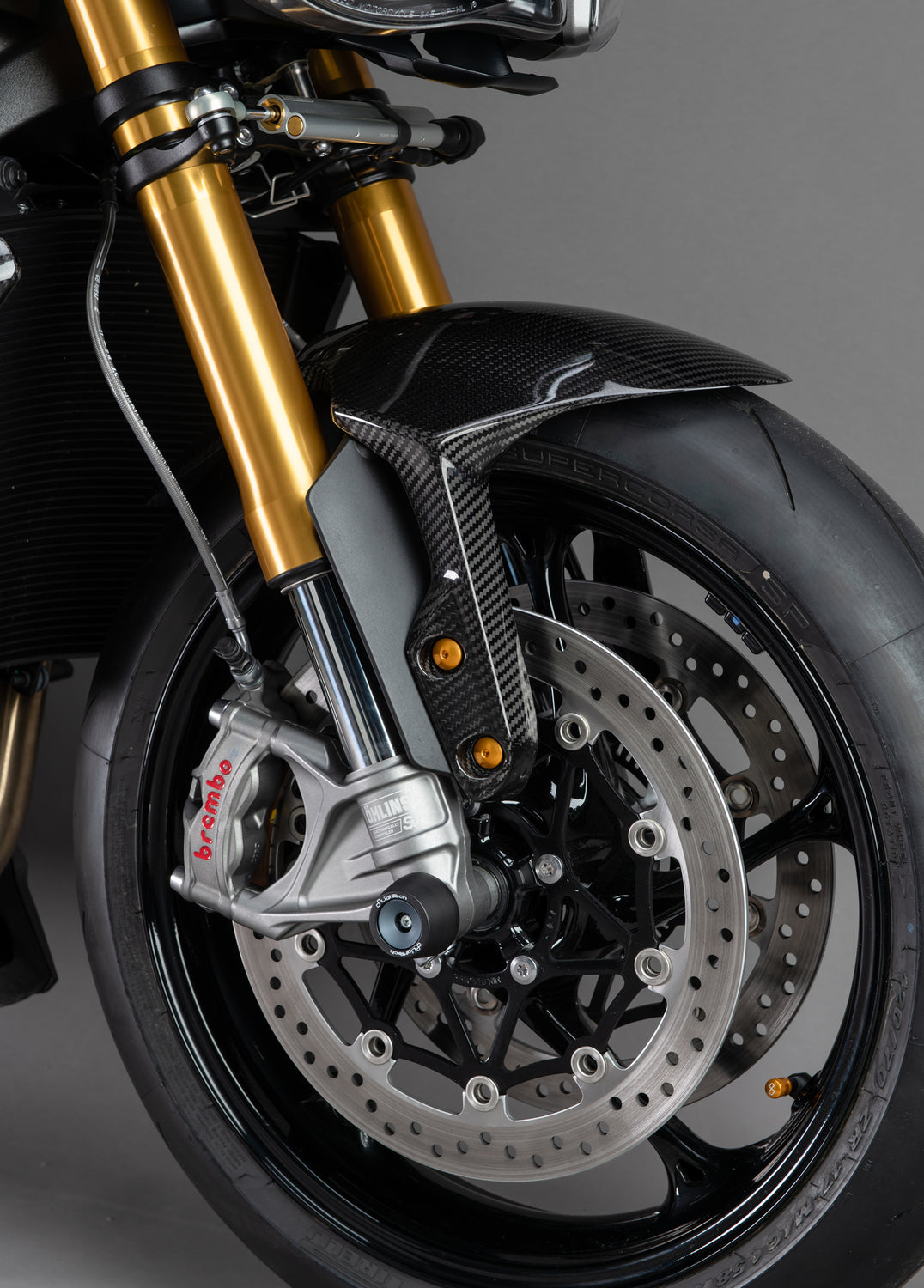 Voorspatbord glanzend carbon Triumph Speed Triple 1200 RX (2021+)