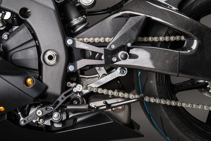 Protégeurs Lightch Carbon Achterbrug (2 pcs.) (Glossy) Yamaha R6 (2017+)