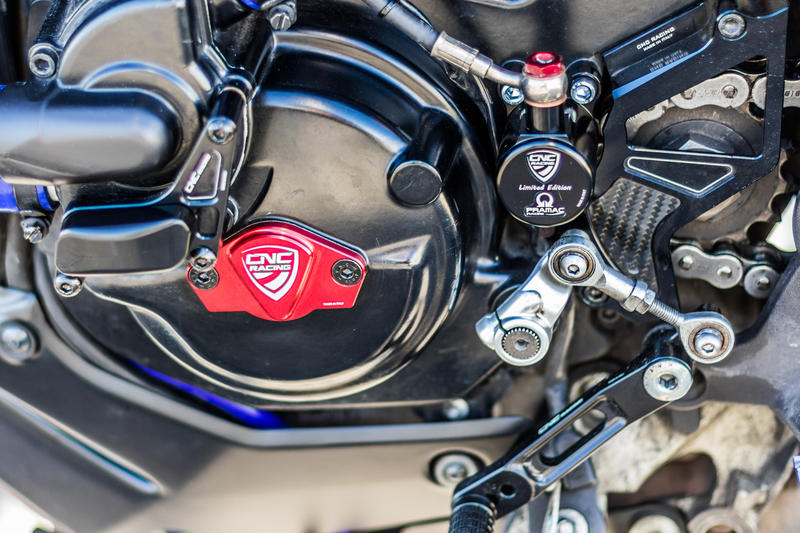 Couverture d'inspection du synchronisation Ducati Monster 821 Stripe (2016-2017)