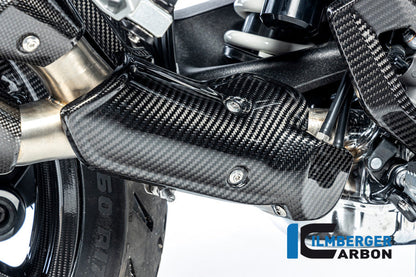 Uitlaat Hitteschild glanzend carbon BMW R1300GS Adventure 2024+