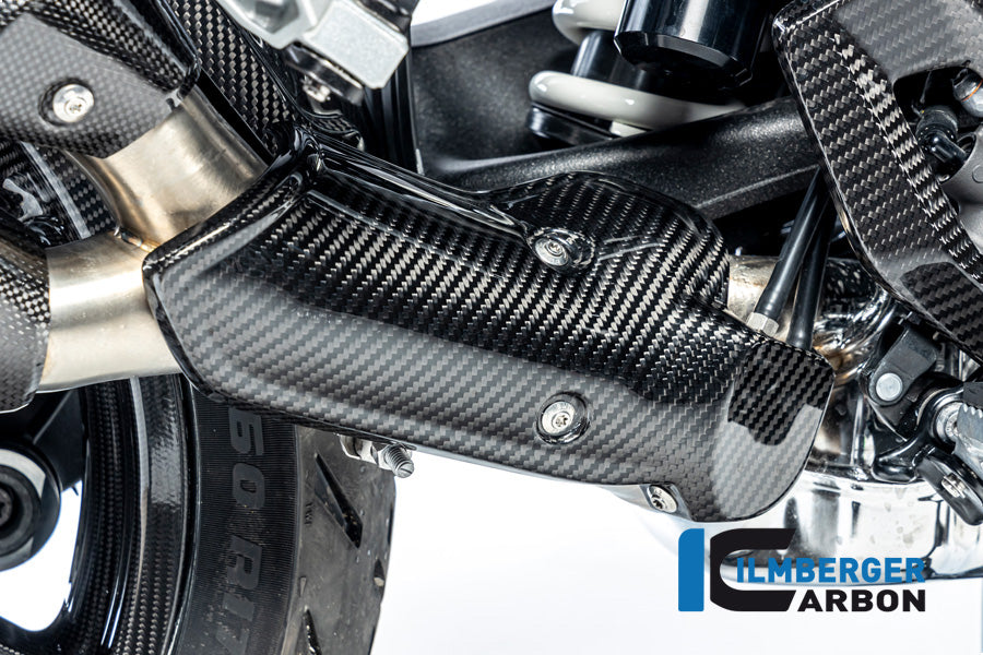 Uitlaat Hitteschild glanzend carbon BMW R1300GS Trophy 2023+