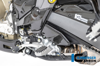 Heelplate links glanzend carbon Ducati Multistrada V4RS (2025+)