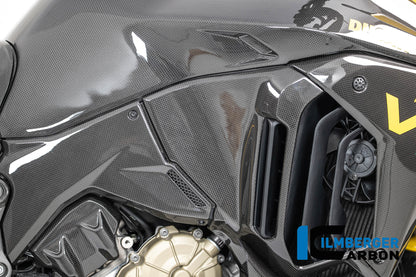 Rechter tankpaneel glanzend carbon Ducati Multistrada V4S Grand Tour (2024)