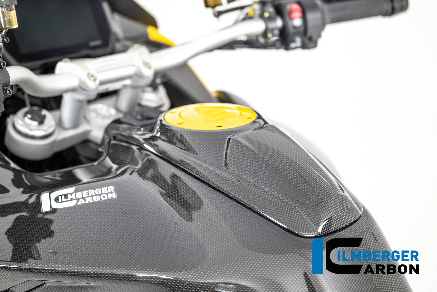 Bovenste tankcover glanzend carbon Ducati Multistrada V4S (2025+)