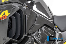 Linker tankcover glanzend carbon Ducati Multistrada V4S (2021-2024)