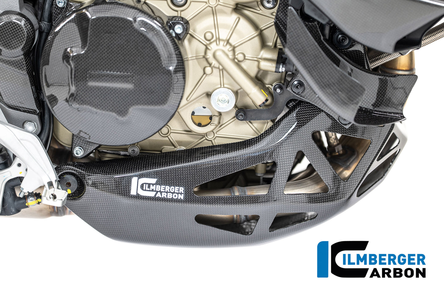 Bellypan (motorspoiler) glanzend carbon Ducati Multistrada V4S (2025+)