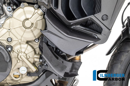 Rechter winglet op de zijkuip glanzend carbon Ducati Multistrada V4 Pikes Peak (2025+)
