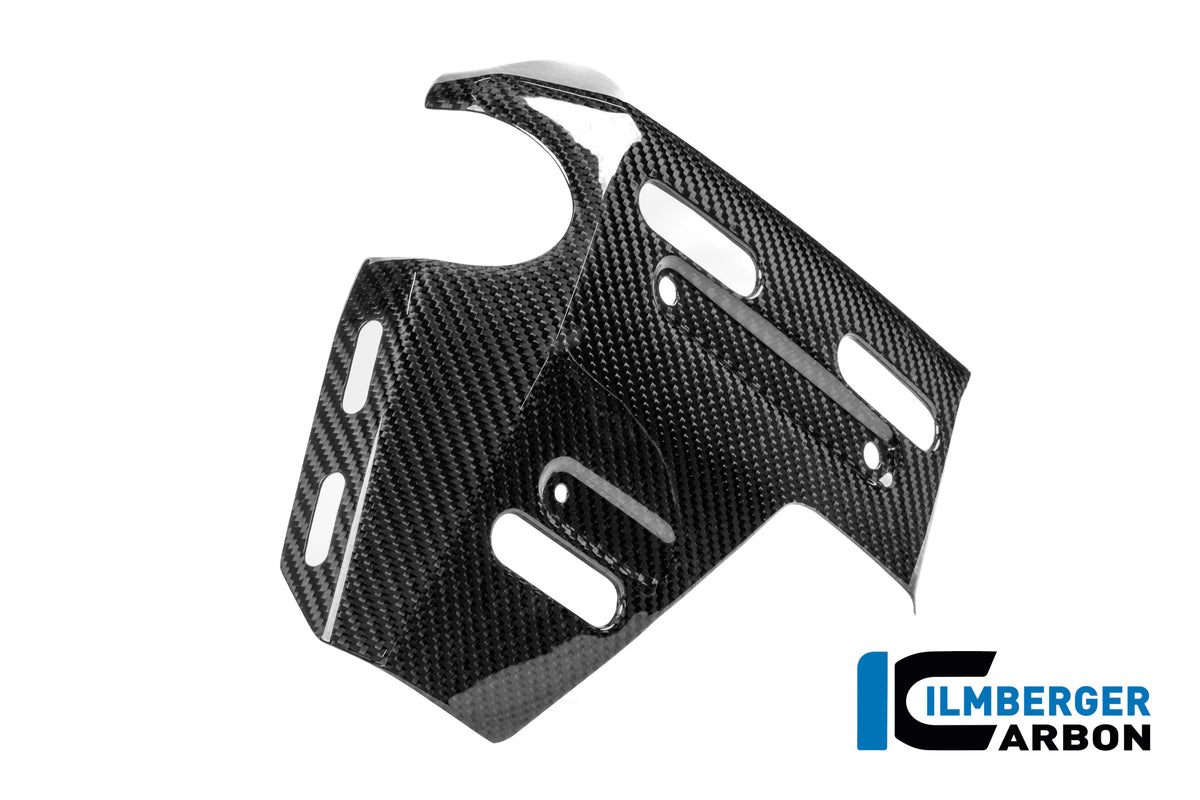 Panneau latéral de radiateur gauche avec points de fixation pour valises latérales Carbone brillant BMW R1300GS Adventure Triple Black (2024+)