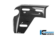 Panneau latéral de radiateur gauche avec points de fixation pour valises latérales en carbone brillant BMW R1300GS Adventure Option 719 Karakorum (2024+)