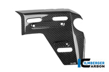 Panneau latéral droit de radiateur avec points de montage pour valises latérales, en carbone brillant BMW R1300GS Adventure Trophy (2024+)