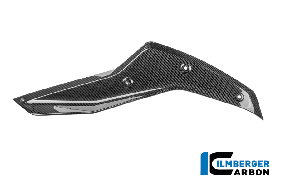Carénage latéral sous le réservoir droit (panneau supérieur) en carbone brillant BMW R1300GS Adventure Option 719 Karakorum (2024+)