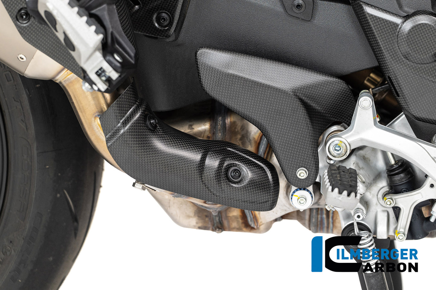 Uitlaatbocht hitteschild mat carbon Ducati Multistrada V4 (2025+)