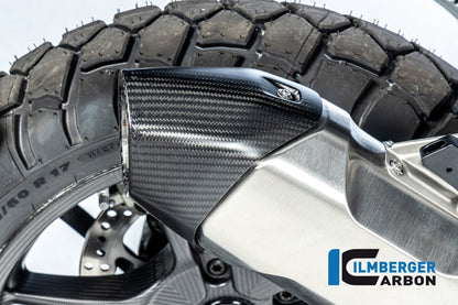 Uitlaatdemper beschermer (Achterzijde) mat carbon BMW R1300GS Option 719 Tramuntana 2023+