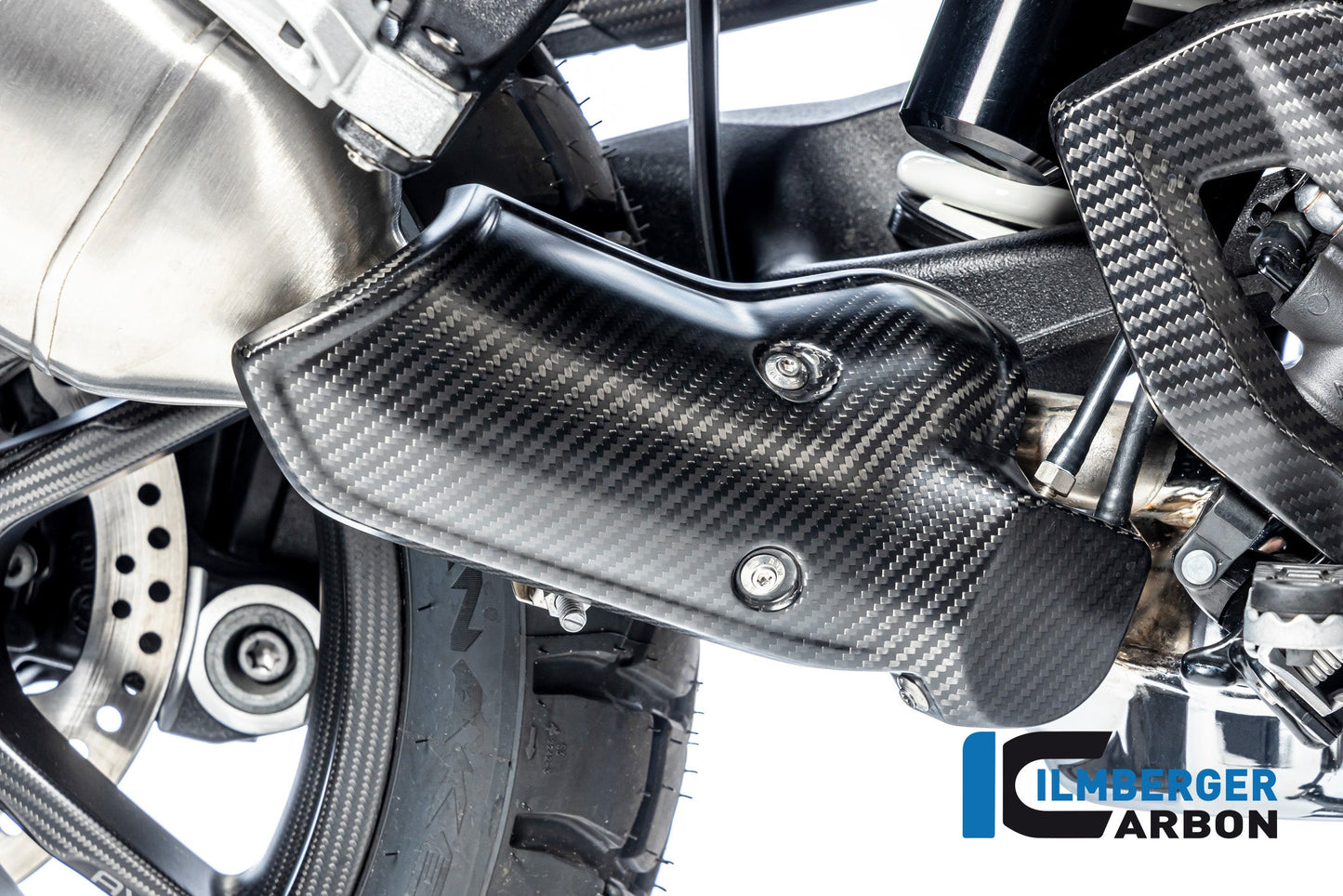Uitlaat Hitteschild mat carbon BMW R1300GS Adventure 2024+