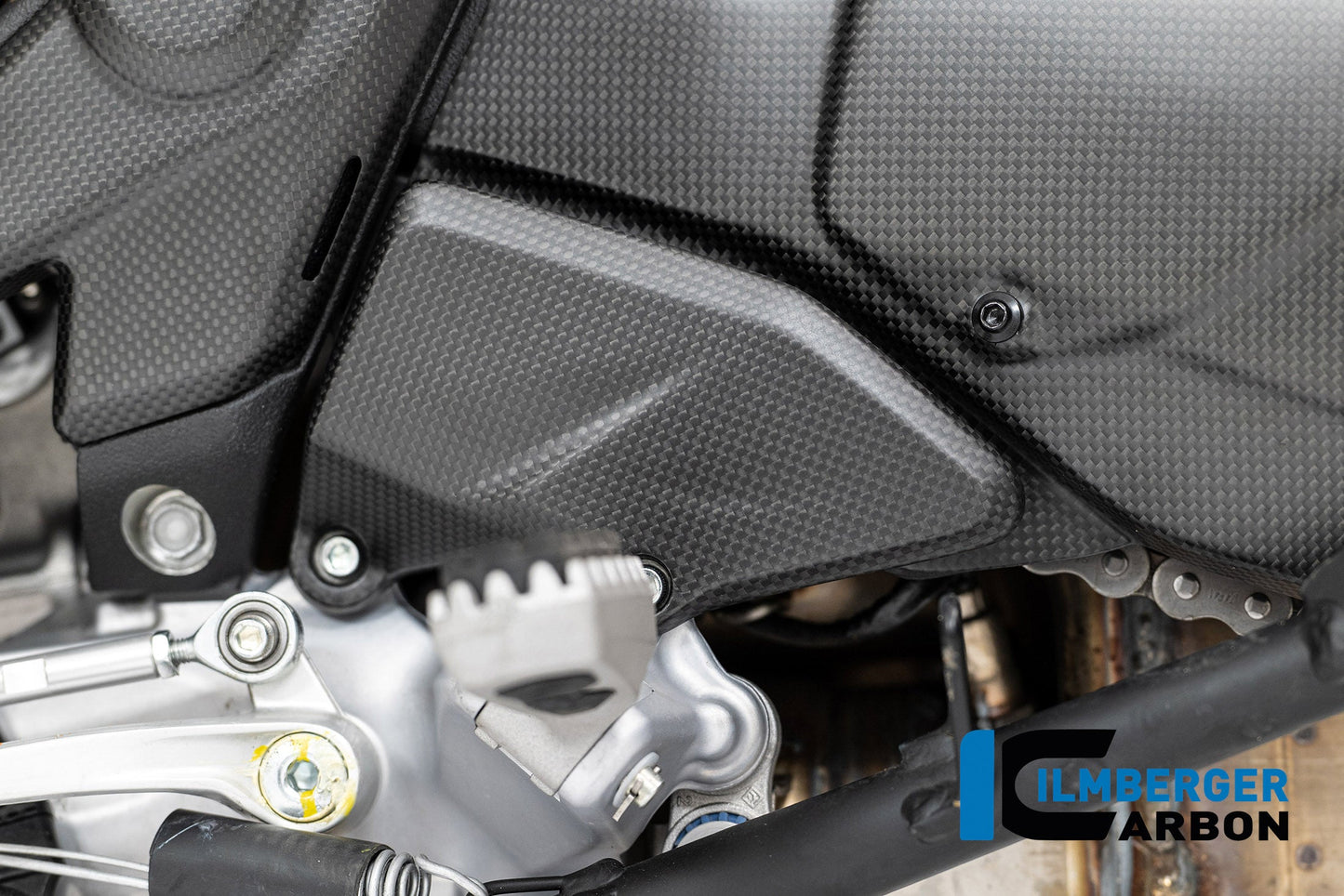 Heelplate links mat carbon Ducati Multistrada V4S (2025+)