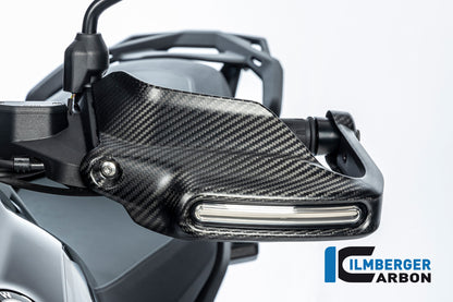 Handkap handbeschermer Hoog met Knipperlicht links mat carbon BMW R1300GS Triple Black 2023+