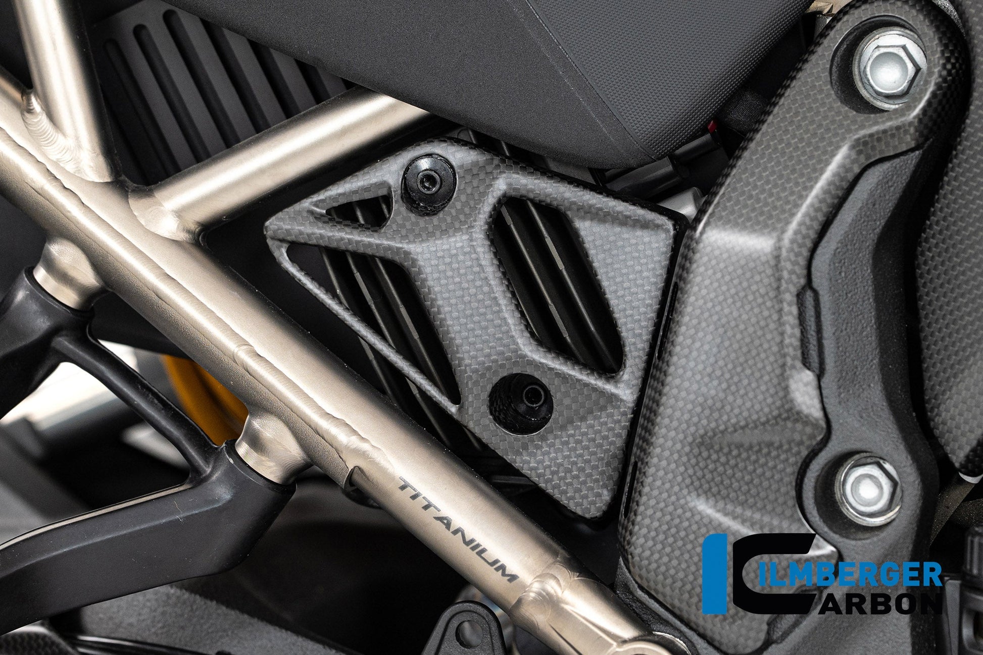 Driehoekige framecover rechts mat carbon Ducati Multistrada V4 Pikes Peak (2025+)
