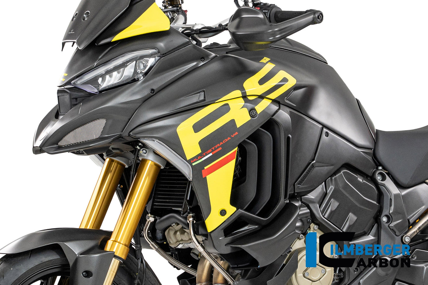 Linker radiator zijpaneel mat carbon Ducati Multistrada V4 (2021-2024)