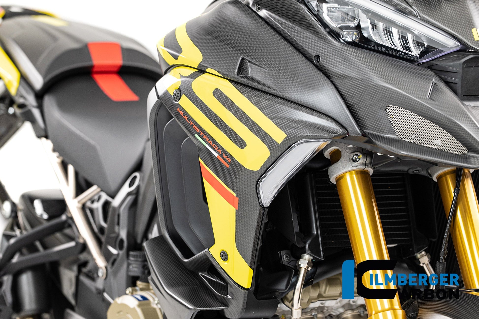 Rechter radiator zijpaneel mat carbon Ducati Multistrada V4RS (2025+)