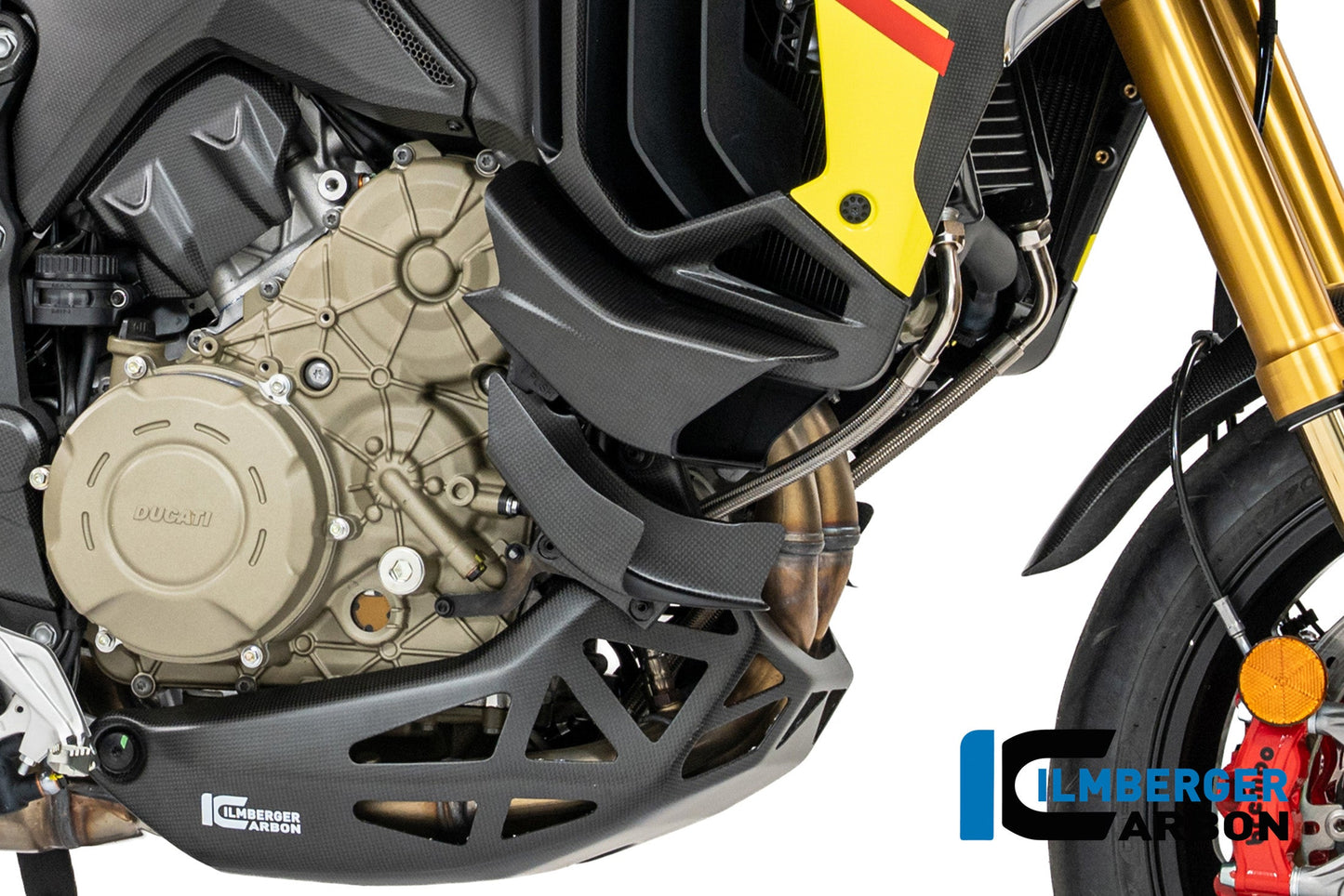 Rechter winglet op de zijkuip mat carbon Ducati Multistrada V4 (2021-2024)