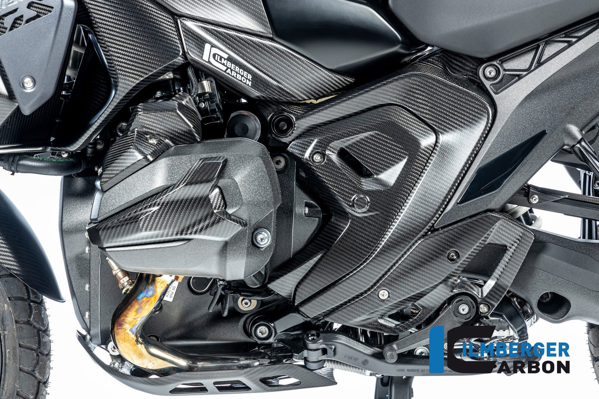 Bougie Cover links mat carbon BMW R1300GS Triple Black 2023+