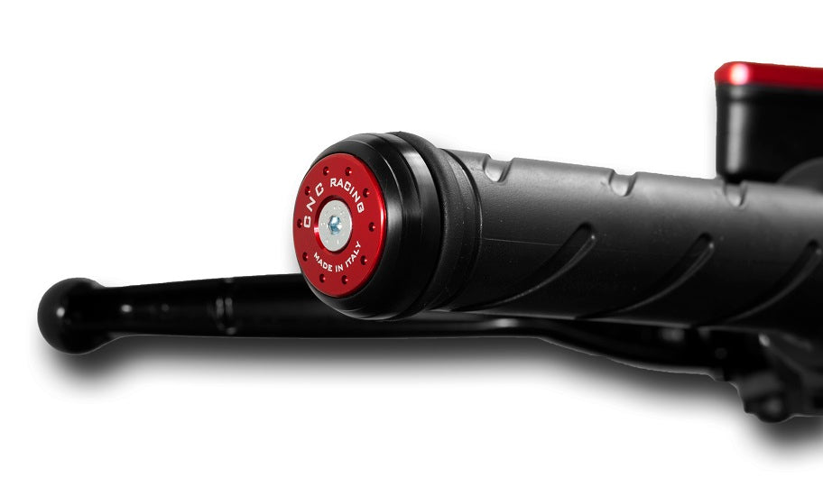Stuurgewichtset 'SuperLight' Suzuki GSX750F Katana (1998-2006) voorbeeldfoto gemonteerd in rood