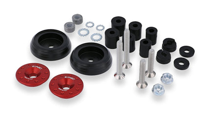 Stuurgewichtset 'SuperLight' Kawasaki Z900 (2020-2024) leveringsomvang en details rode set