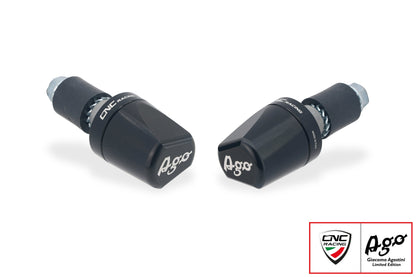 Handlebar end weights 'Look' - Giacomo Agostini Limited Edition Aprilia RS 660 (2020-2024)