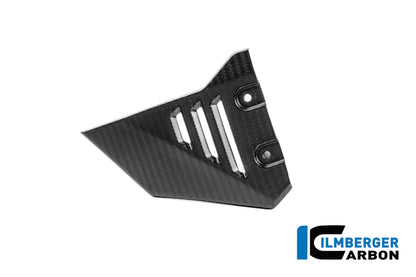 Cache triangulaire de cadre, partie avant gauche, en Carbone mat BMW R1300GS Adventure Triple Black (2024+)