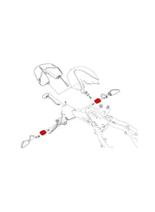 Evotech Ducati Hypermotard 950 Kentekenplaathouder (2019-2025) (Termignoni Single Race Exhaust Compatible)