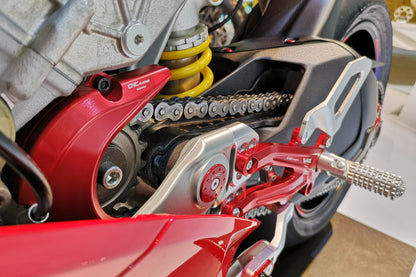 Voortandwiel cover Ducati Panigale V4S (2025+) CP172R gemonteerd op Panigale V4