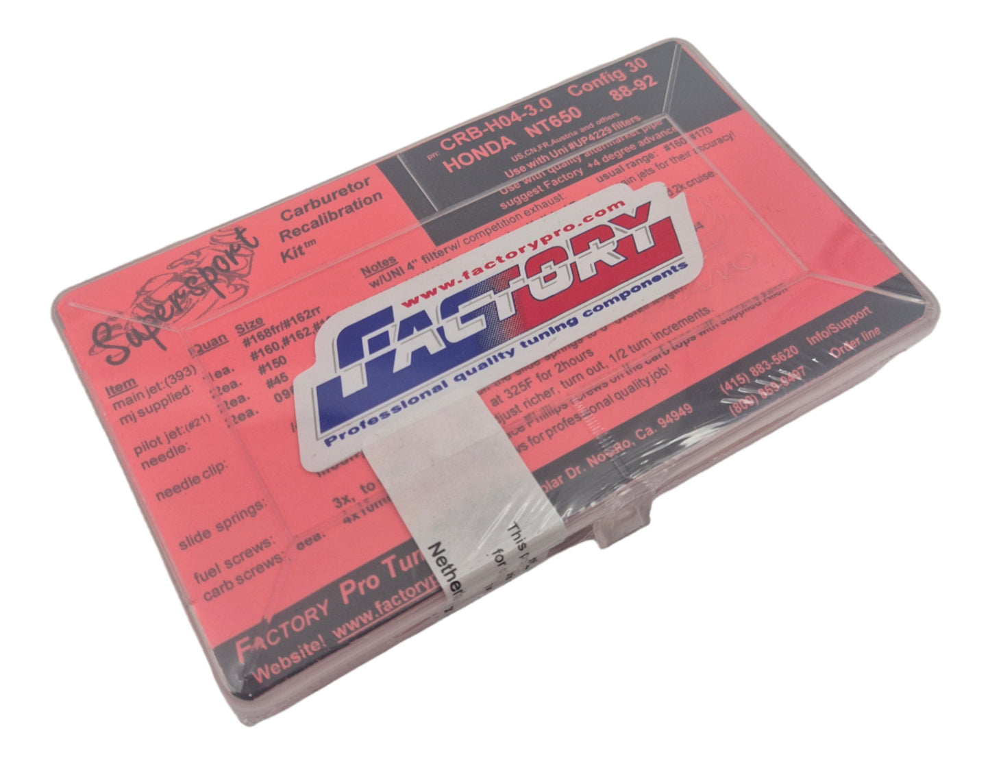 Kit de réglage de l'usine de l'usine Pro Stage 3-Honda Hawk NT650 (1988-1991)