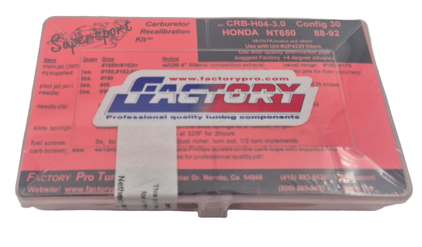 Kit de réglage de l'usine de l'usine Pro Stage 3-Honda Hawk NT650 (1988-1991)