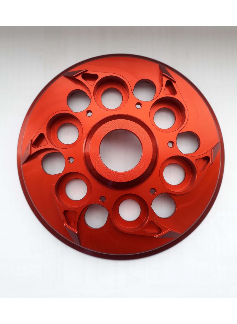 EVR basisplaat voor geventileerde drukplaat - Rood Ducati 998S (2002-2003)
