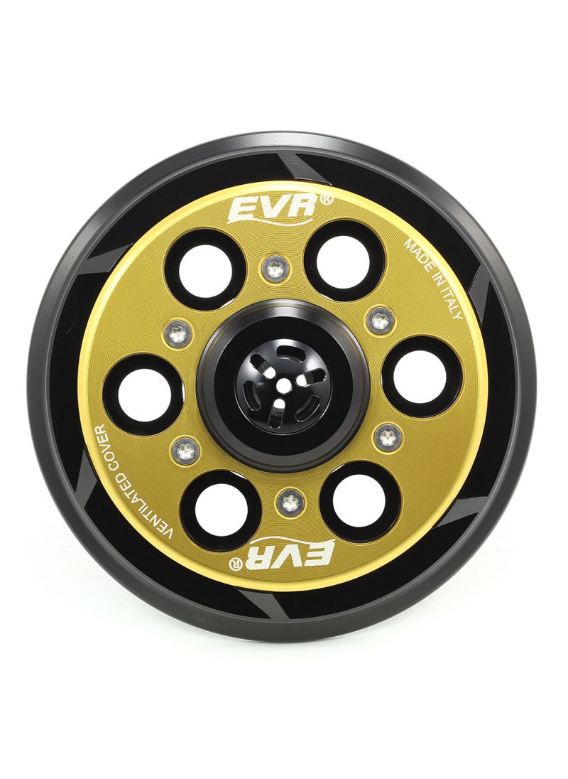 EVR Anti-clank Drukplaat Koppeling - basis zwart / goudkleurige topplaat Ducati Hypermotard 1100S (2007-2009)