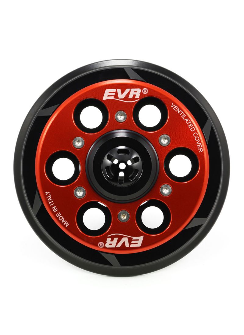 EVR Anti-clank Drukplaat Koppeling - basis zwart / rode topplaat Ducati Hypermotard 1100 (2007-2012)