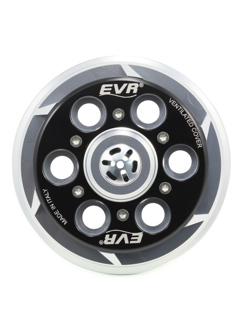 EVR Anti-clank Drukplaat Koppeling - basis zilver / zwarte topplaat Ducati Hypermotard 1100 (2007-2012)