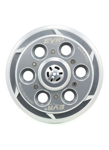 EVR Anti-clank pressure plate for clutch - silver coloured base / silver coloured top plate