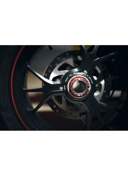 Rear Wheel Axle Nut left side Ducati Bicolore