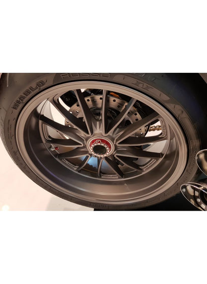Achteras 'Bicolore' Moer Tandwieldrager Links Ducati Diavel V4 RS (2025+)