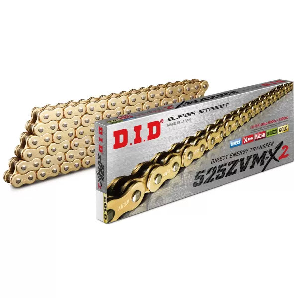 Offre déstockage : chaîne D.I.D ZVM-X2 (or) 525 - 120 universelle