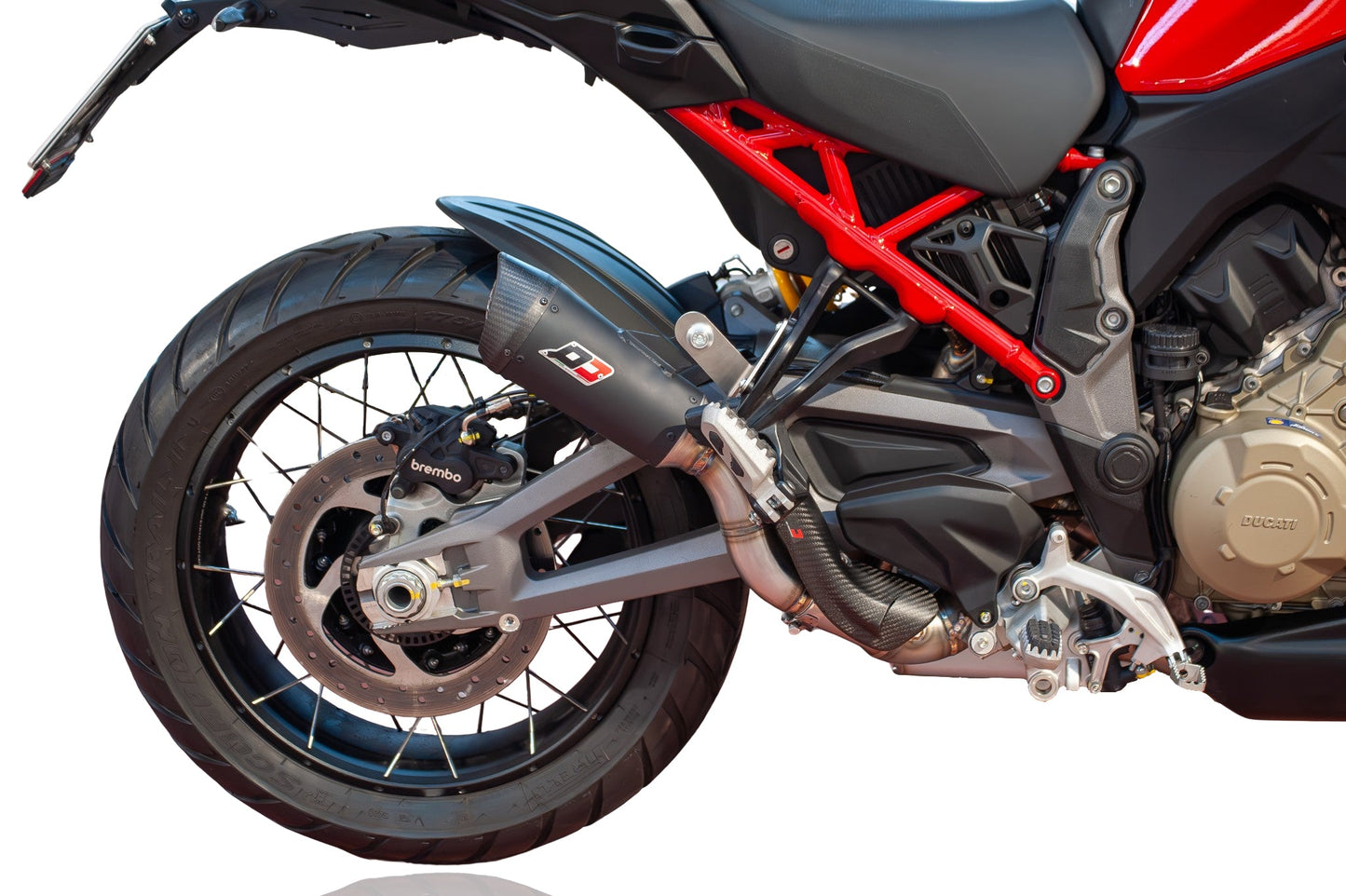 QD slip-on uitlaat Gunshot Dark Matter Ducati Multistrada V4 RS 2025+