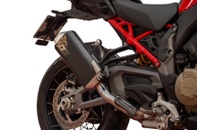 QD slip-on uitlaat met decat (Racing) X-Plorer Dark Ducati Multistrada V4 Rally 2025+