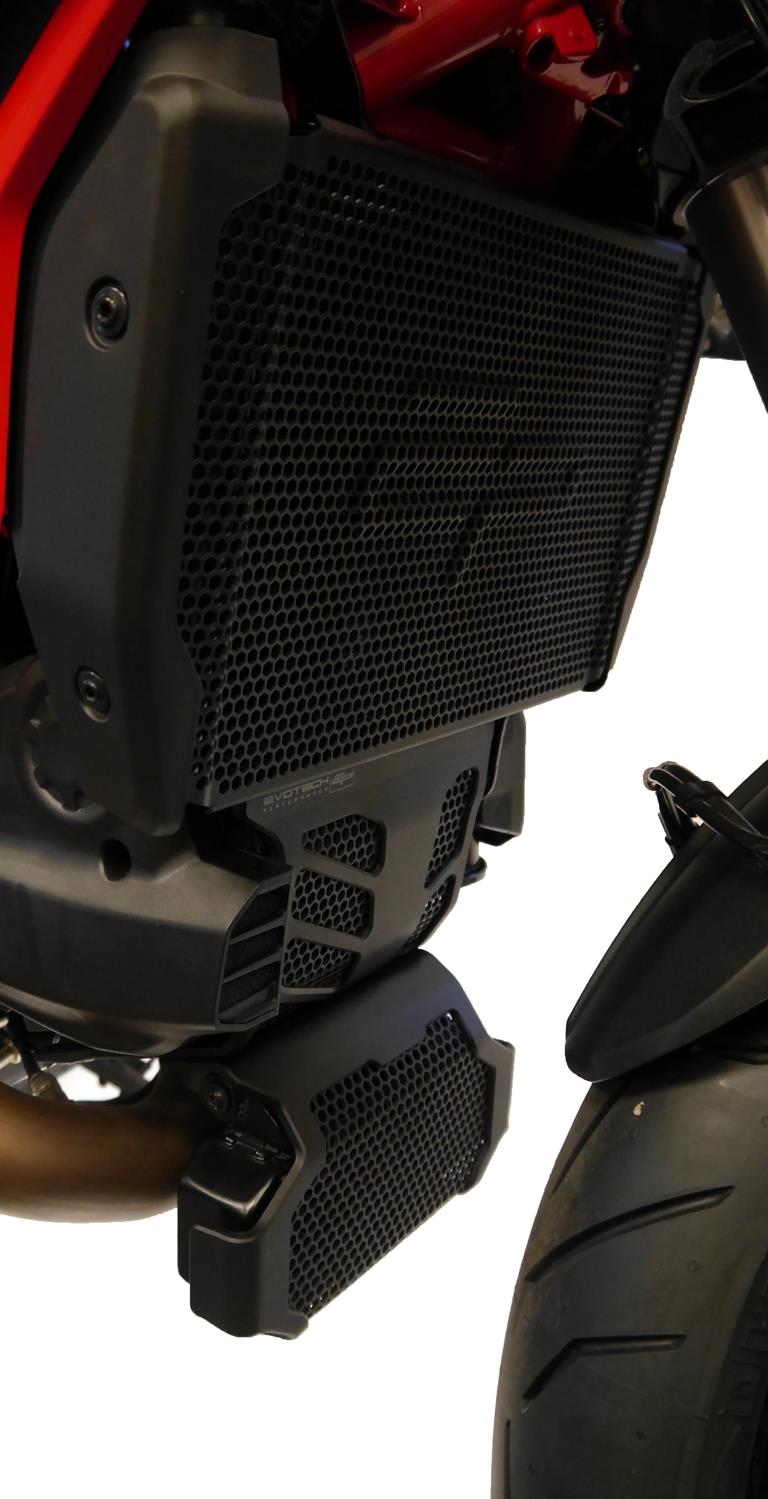 Evotech Ducati Hypermotard 939 Radiator & Engine en Oliekoeler Covers Set 2016 - 2018