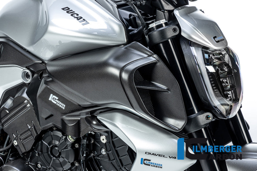Luchtinlaat paneel Rechts mat carbon Ducati Diavel V4 RS (2025+)